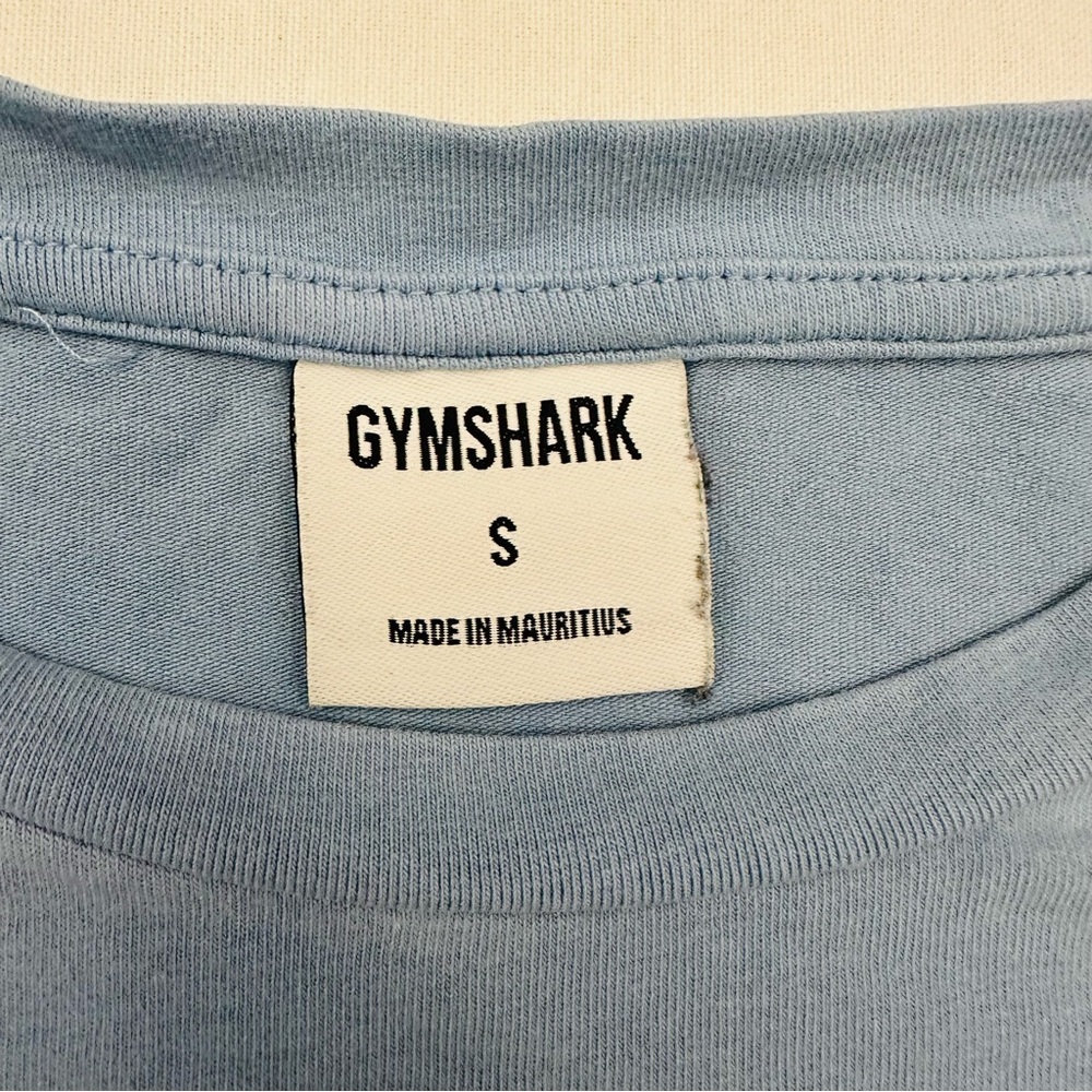 Gymshark Light Blue Tee - Picture 2 of 3